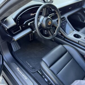 2023 Porsche Taycan GTS after interior car cleaning